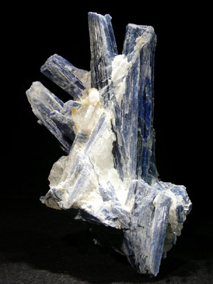 CYANITE OU  DISTHENE SUR QUARTZ
