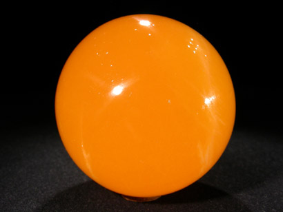 sph�re en calcite orange