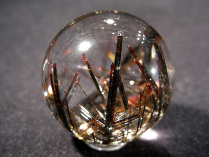 sph�re quartz et rutile