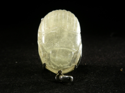 SCARABEE EN VERRE LYBIQUE