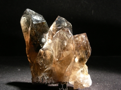 QUARTZ FUME ET RUTILE