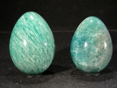 oeufs en amazonite