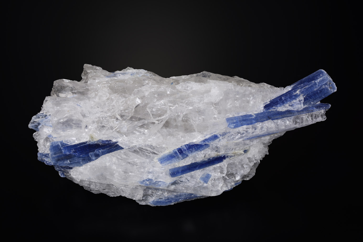 Cyanite Ou Disthène Dans Quartz