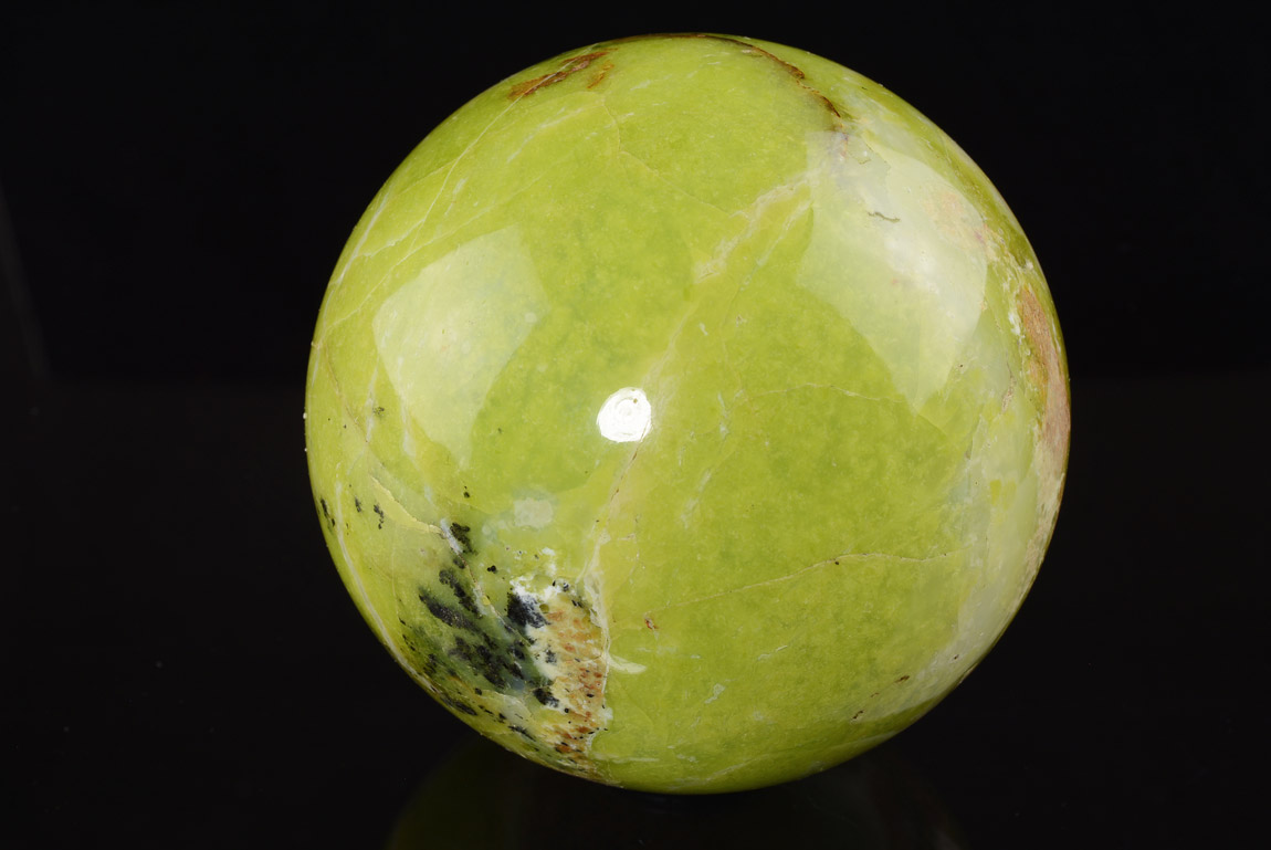 Sphère En Opale Verte